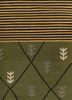 indusbar ivory wool flat weaves Rug - CloseUp