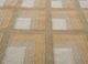 checkers gold wool flat weaves Rug - CloseUp