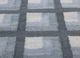 checkers blue wool flat weaves Rug - CloseUp checkers blue wool flat weaves Rug - CloseUp