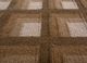 checkers beige and brown wool flat weaves Rug - CloseUp
