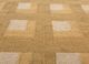 checkers gold wool flat weaves Rug - CloseUp checkers gold wool flat weaves Rug - CloseUp