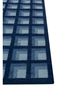 checkers blue wool flat weaves Rug - CloseUp checkers blue wool flat weaves Rug - CloseUp