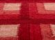 checkers red and orange wool flat weaves Rug - CloseUp checkers red and orange wool flat weaves Rug - CloseUp