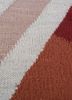 checkers pink and purple wool flat weaves Rug - CloseUp checkers pink and purple wool flat weaves Rug - CloseUp
