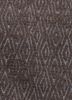 abrash beige and brown wool flat weaves Rug - CloseUp