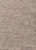 abrash beige and brown wool flat weaves Rug - CloseUp abrash beige and brown wool flat weaves Rug - CloseUp
