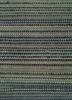 abrash blue wool flat weaves Rug - CloseUp