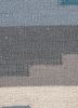 bedouin blue wool flat weaves Rug - CloseUp