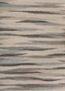 indusbar grey and black wool flat weaves Rug - CloseUp