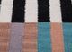 checkers ivory wool flat weaves Rug - CloseUp