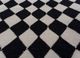 alhambra grey and black wool flat weaves Rug - CloseUp