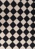 alhambra grey and black wool flat weaves Rug - CloseUp