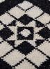 alhambra grey and black wool flat weaves Rug - CloseUp alhambra grey and black wool flat weaves Rug - CloseUp