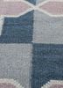 alhambra blue wool flat weaves Rug - CloseUp alhambra blue wool flat weaves Rug - CloseUp