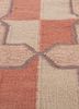 alhambra red and orange wool flat weaves Rug - CloseUp alhambra red and orange wool flat weaves Rug - CloseUp