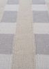 checkers ivory wool flat weaves Rug - CloseUp checkers ivory wool flat weaves Rug - CloseUp