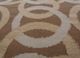 alhambra beige and brown wool flat weaves Rug - CloseUp