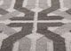 alhambra grey and black wool flat weaves Rug - CloseUp