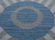 checkers blue wool flat weaves Rug - CloseUp checkers blue wool flat weaves Rug - CloseUp