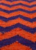alhambra pink and purple wool flat weaves Rug - CloseUp
