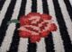 alhambra grey and black wool flat weaves Rug - CloseUp