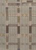 checkers blue wool flat weaves Rug - CloseUp checkers blue wool flat weaves Rug - CloseUp