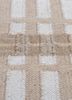 checkers ivory wool flat weaves Rug - CloseUp checkers ivory wool flat weaves Rug - CloseUp