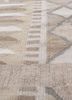 checkers ivory wool flat weaves Rug - CloseUp checkers ivory wool flat weaves Rug - CloseUp