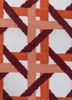 alhambra red and orange wool flat weaves Rug - CloseUp alhambra red and orange wool flat weaves Rug - CloseUp