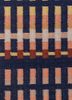 checkers blue wool flat weaves Rug - CloseUp checkers blue wool flat weaves Rug - CloseUp