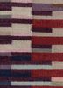 checkers pink and purple wool flat weaves Rug - CloseUp checkers pink and purple wool flat weaves Rug - CloseUp