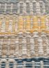abrash beige and brown wool flat weaves Rug - CloseUp