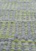 abrash grey and black wool flat weaves Rug - CloseUp