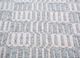 abrash grey and black wool flat weaves Rug - CloseUp