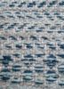 abrash blue wool flat weaves Rug - CloseUp abrash blue wool flat weaves Rug - CloseUp
