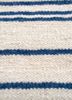 indusbar blue wool flat weaves Rug - CloseUp indusbar blue wool flat weaves Rug - CloseUp