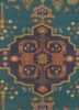 bedouin blue wool flat weaves Rug - CloseUp bedouin blue wool flat weaves Rug - CloseUp