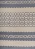 indusbar grey and black wool flat weaves Rug - CloseUp
