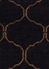 indusbar grey and black polyester flat weaves Rug - CloseUp indusbar grey and black polyester flat weaves Rug - CloseUp