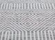 abrash grey and black wool flat weaves Rug - CloseUp abrash grey and black wool flat weaves Rug - CloseUp