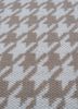 alhambra beige and brown wool flat weaves Rug - CloseUp