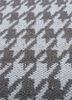 alhambra grey and black wool flat weaves Rug - CloseUp