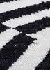 alhambra grey and black wool flat weaves Rug - CloseUp alhambra grey and black wool flat weaves Rug - CloseUp