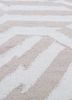 alhambra beige and brown wool and viscose flat weaves Rug - CloseUp