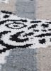 alhambra blue wool flat weaves Rug - CloseUp