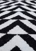 alhambra grey and black wool flat weaves Rug - CloseUp alhambra grey and black wool flat weaves Rug - CloseUp