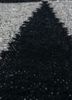 indusbar grey and black wool and viscose flat weaves Rug - CloseUp indusbar grey and black wool and viscose flat weaves Rug - CloseUp