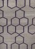 indusbar grey and black wool and viscose flat weaves Rug - CloseUp indusbar grey and black wool and viscose flat weaves Rug - CloseUp