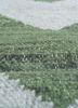 indusbar green wool and viscose flat weaves Rug - CloseUp indusbar green wool and viscose flat weaves Rug - CloseUp