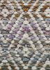 abrash grey and black wool and viscose flat weaves Rug - CloseUp